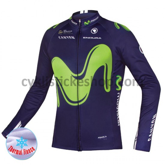 Thermo Cyklistický Dres 2017 Movistar Team M001