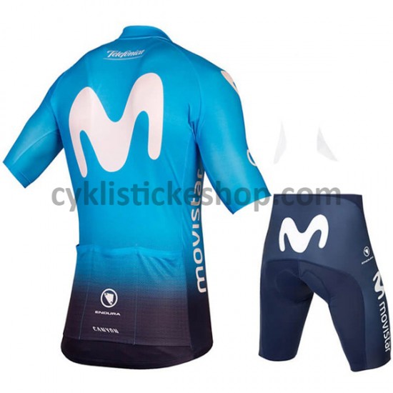 Cyklistický Komplet 2018 Movistar Team Dětský M001