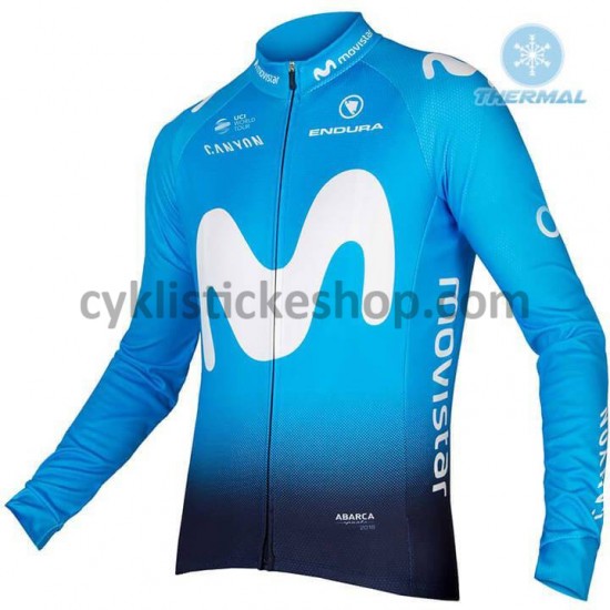 Cyklistický Bib Thermo Set 2018 Movistar Team M001