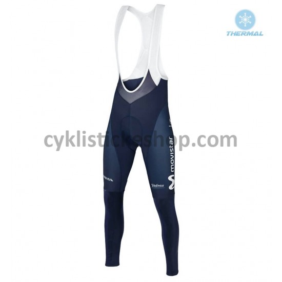 Cyklistický Bib Thermo Set 2018 Movistar Team M001
