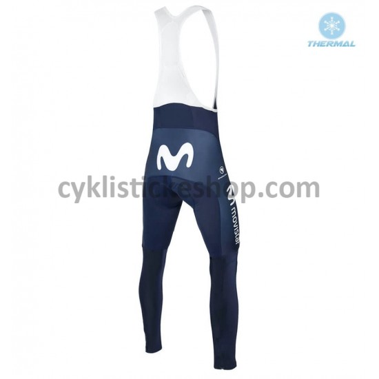 Cyklistický Bib Thermo Set 2018 Movistar Team M001