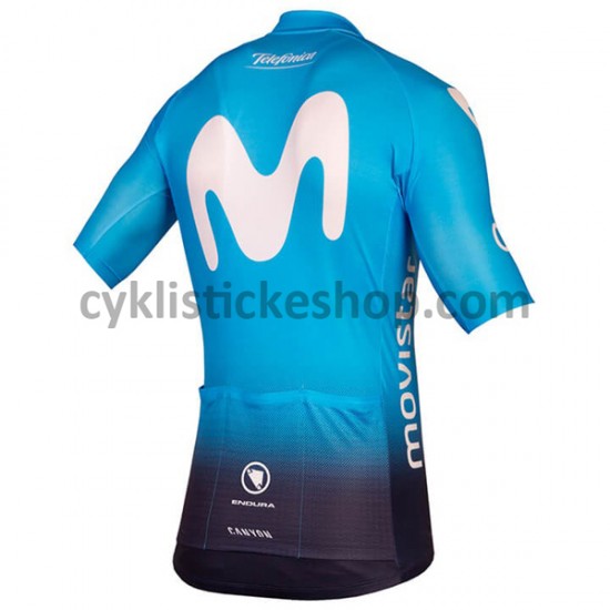 Cyklistický Dres s Krátkým Rukávem 2018 Movistar Team M001