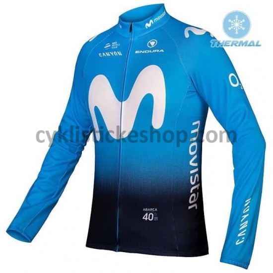 Cyklistický Bib Thermo Set 2019 Movistar Team M001