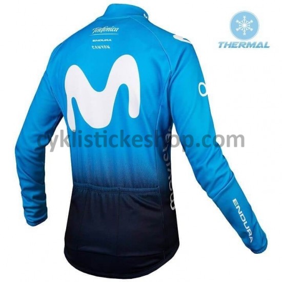 Cyklistický Bib Thermo Set 2019 Movistar Team M001