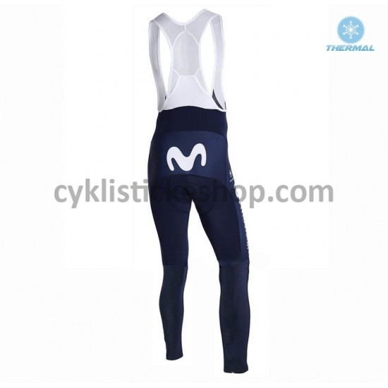 Cyklistický Bib Thermo Set 2019 Movistar Team M001