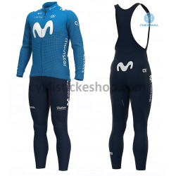 Cyklistický Bib Thermo Set 2020 Movistar Team M001