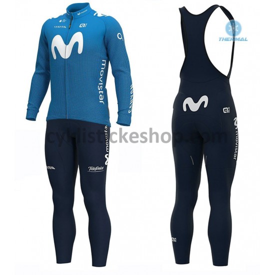 Cyklistický Bib Thermo Set 2020 Movistar Team M001