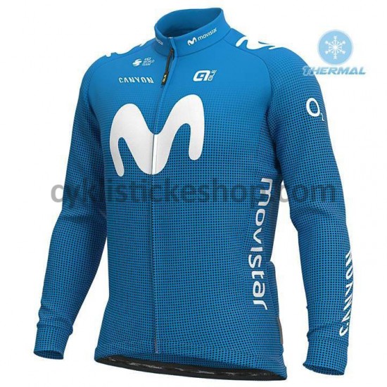 Cyklistický Bib Thermo Set 2020 Movistar Team M001