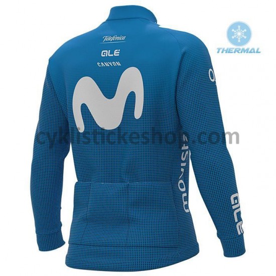 Cyklistický Bib Thermo Set 2020 Movistar Team M001