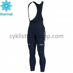 Thermo Cyklistické Kalhoty Bib 2020 Movistar Team M001