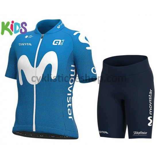 Cyklistický Komplet 2021 Movistar Team Dětský M001