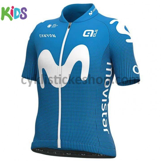 Cyklistický Komplet 2021 Movistar Team Dětský M001