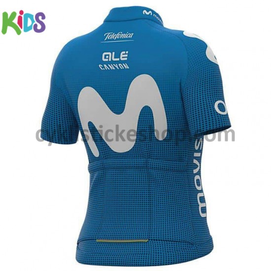 Cyklistický Komplet 2021 Movistar Team Dětský M001