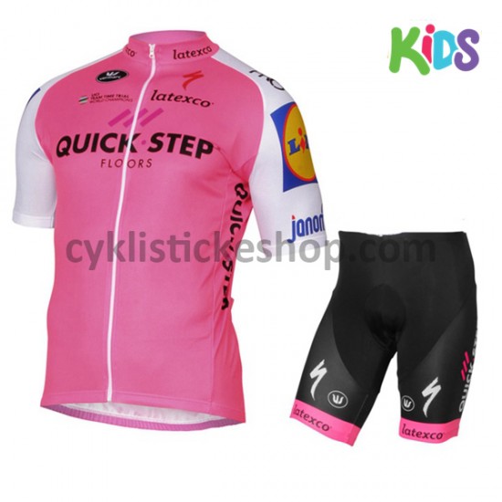 Cyklistický Komplet 2017 Quick-Step Floors Dětský M004
