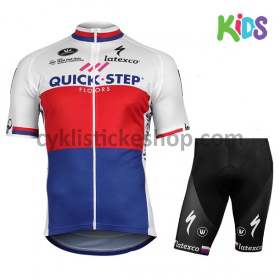 Cyklistický Komplet 2017 Quick-Step Floors Dětský M007