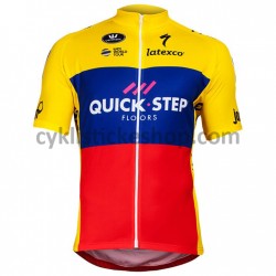 Cyklistický Dres s Krátkým Rukávem 2018 Quick Step M007