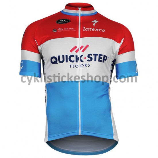 Cyklistický Dres s Krátkým Rukávem 2018 Quick-Step Floors M003