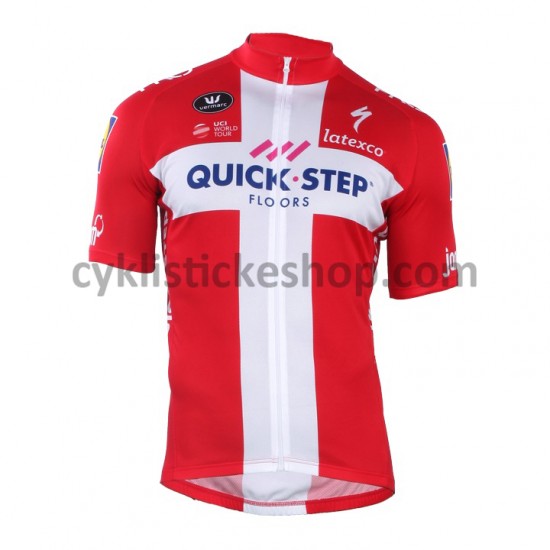 Cyklistický Dres s Krátkým Rukávem 2018-2019 Quick Step M001