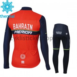 Cyklistický Thermo Set 2017 Bahrain Merida Dětský M001
