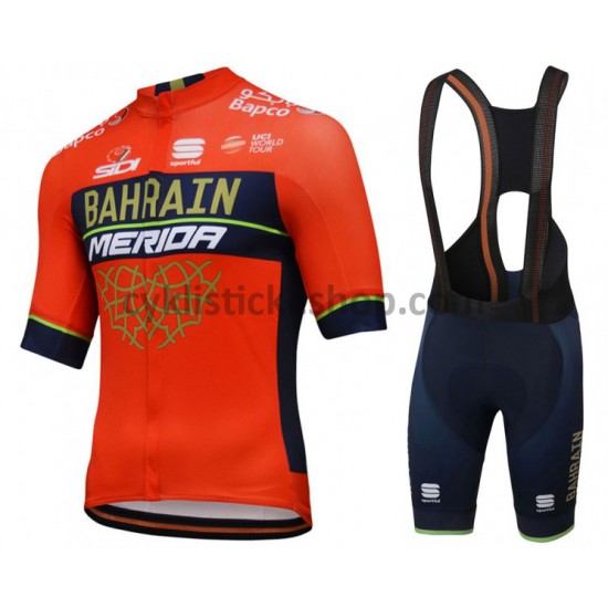 Cyklistický BIB Komplet 2018 Bahrain Merida M001