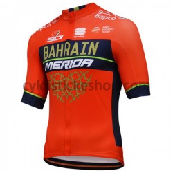 Cyklistický Dres s Krátkým Rukávem 2018 Bahrain Merida M001