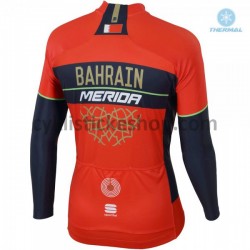 Thermo Cyklistický Dres 2018 Bahrain Merida M001