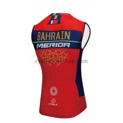Cyklistický Dres bez Rukávů 2018 Bahrain Merida M001