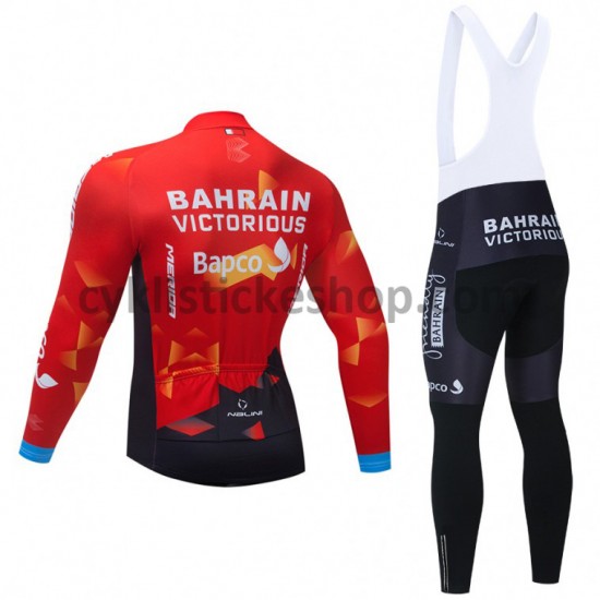 Cyklistický Bib Set 2021 Team Bahrain Victorious M001