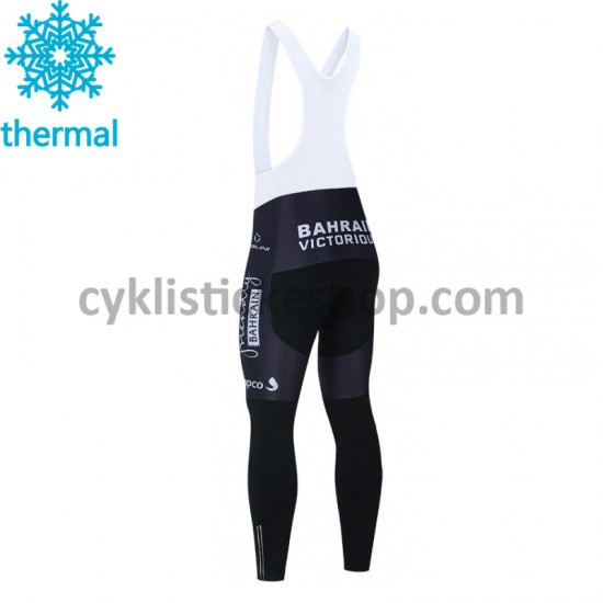 Thermo Cyklistické Kalhoty Bib 2021 Team Bahrain Victorious M001