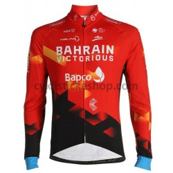 Cyklistický Dres s Dlouhými Rukávy 2021 Team Bahrain Victorious M001
