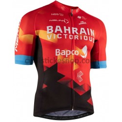 Cyklistický Dres s Krátkým Rukávem 2021 Team Bahrain Victorious M001