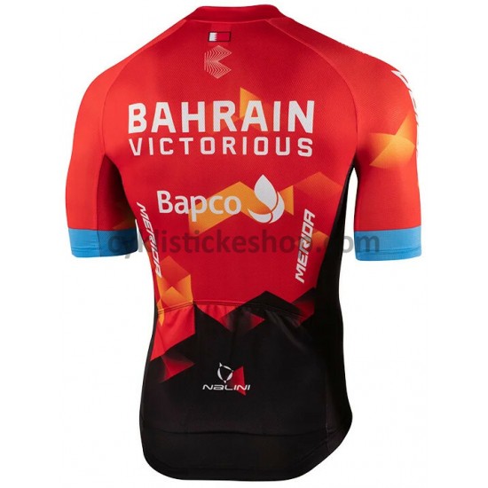 Cyklistický Dres s Krátkým Rukávem 2021 Team Bahrain Victorious M001