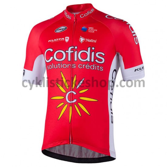 Cyklistický Dres s Krátkým Rukávem 2018 Cofidis Pro Team M001