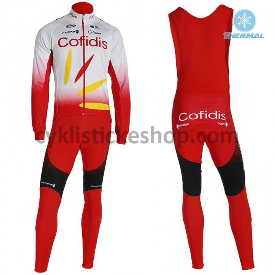 Cyklistický Bib Thermo Set 2019 Cofidis Pro Team M001