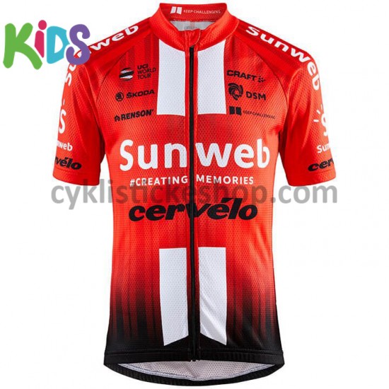 Cyklistický Komplet 2019 Team Sunweb Dětský M001