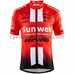 Cyklistický Dres s Krátkým Rukávem 2019 Team Sunweb M001