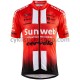 Cyklistický Dres s Krátkým Rukávem 2019 Team Sunweb M001