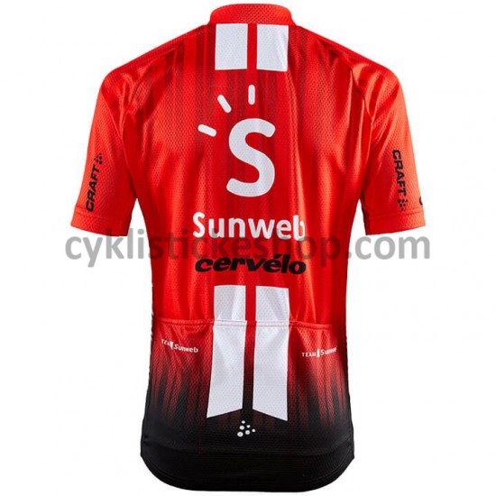 Cyklistický Dres s Krátkým Rukávem 2019 Team Sunweb M001