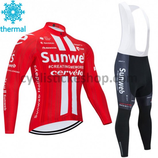 Cyklistický Bib Thermo Set 2020 Team Sunweb M001