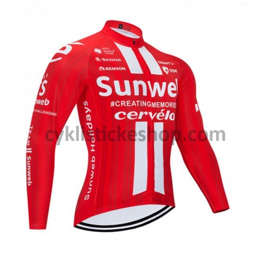 Cyklistický Dres s Dlouhými Rukávy 2020 Team Sunweb M001