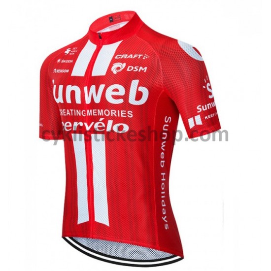 Cyklistický Dres s Krátkým Rukávem 2020 Team Sunweb M001