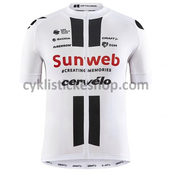 Cyklistický Dres s Krátkým Rukávem 2020 Team Sunweb M002