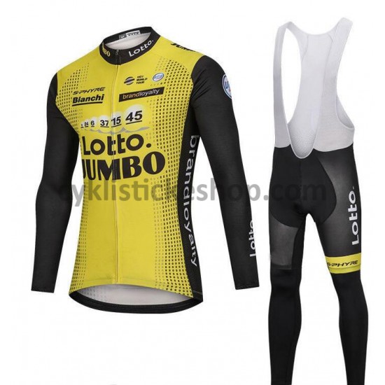 Cyklistický Bib Set 2018 LottoNL-Jumbo M001