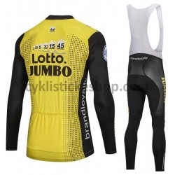 Cyklistický Bib Set 2018 LottoNL-Jumbo M001
