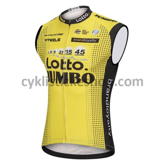 Cyklistický Dres bez Rukávů 2018 LottoNL-Jumbo M001
