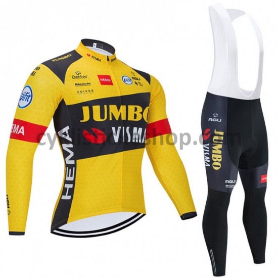 Cyklistický Bib Set 2020 Team Jumbo–Visma M001