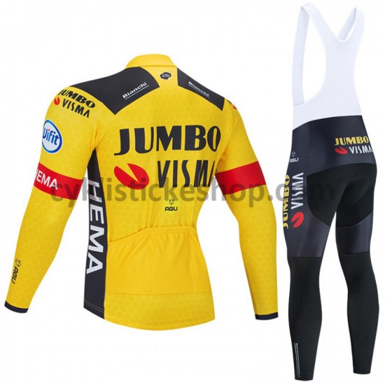 Cyklistický Bib Set 2020 Team Jumbo–Visma M001