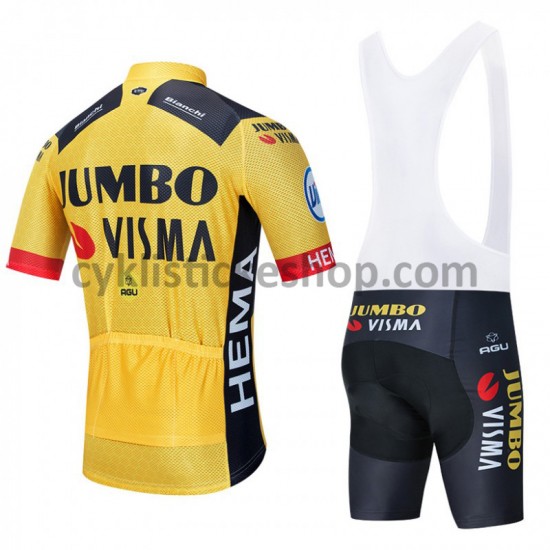 Cyklistický BIB Komplet 2020 Team Jumbo–Visma M001