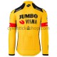 Cyklistický Dres s Dlouhými Rukávy 2020 Team Jumbo–Visma M001