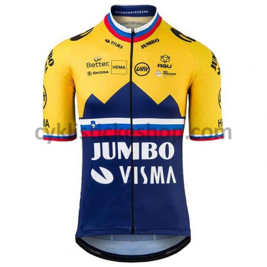 Cyklistický BIB Komplet 2021 Team Jumbo-Visma M002